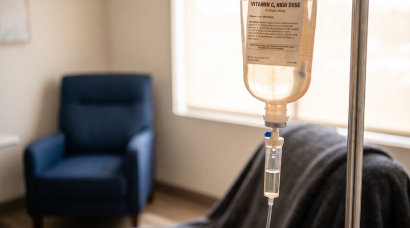 Yüksek doz C vitamini — damar içi uygulama